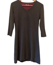 Horny Toad Toad & Co Gray Travel Dress Small