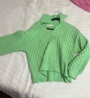 Green sweater