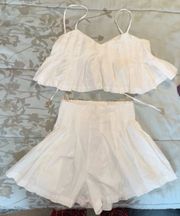 NWOT  White Two Piece Outfit