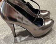 Silver heels