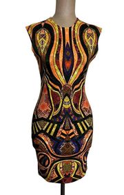 Torn by Ronny Kobo size Small Morgan bodycon Dress in Gold Multi