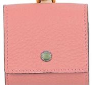 Burberry Supple Mini Leather Snap Wallet Dusty Pink