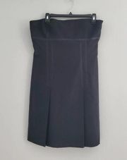 Moda International Black Strapless Sheath Dress 14