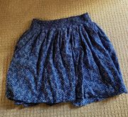 Navy Star Skirt