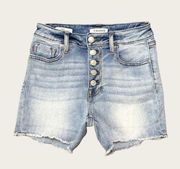 Vigoss ACE High Rise Cut Off Jean Shorts