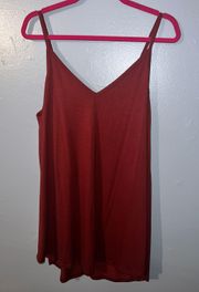 Long Flowy Spaghetti-strap Tank