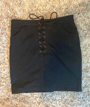 Forever 21 Lace Up Skirt