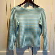 Garnet Hill Striped Boatneck Top Size S