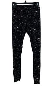 Nununu Star Wars Galaxy Black Legging Womens Medium