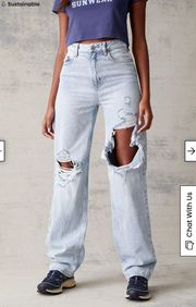 Eco Light Blue '90s Boyfriend Jeans