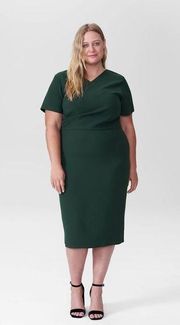 Universal Standard Mary Dress Forest Green Medium