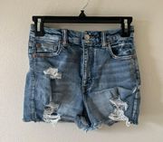 American Eagle Outfitters Curvy Super High Rise Jean Shorts