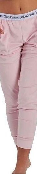 Crystal Diamond Bling Light Pink Velour Pants