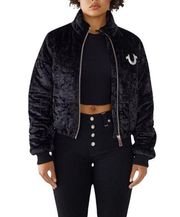 NWOT True Religion Women's Velvet Puffer Jacket