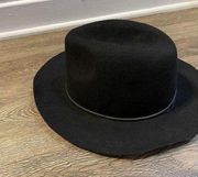 Target Fedora Black Wool Hat Cowgirl Boho Versatile Women’s One Size