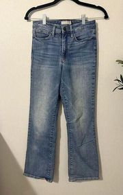 Athleta Sculptek Straight Leg Blue Jeans Sz 2