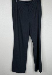 Piazza Sempione Womens Dress Pant Actual 31W Charcoal Pleated High Rise Straight