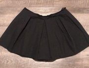 Miu Miu pleated black mini skirt