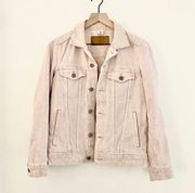 Light Pink Jean Jacket - Size 6 / M