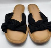 Old Navy Black Bow Sandals