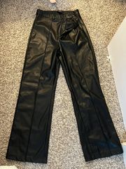 Black Leather Pants