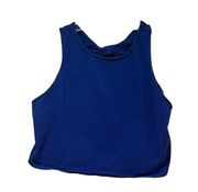 Bethany Mota Blue Cropped Tank Top Shirt Woman’s Size XL