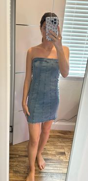 Denim Dress️