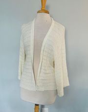 NWT  Cream Ivory Boho Cardigan Sweater