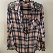 NWT Melrose & Market Pink Adobe Courtney Plaid