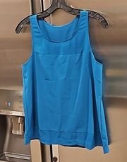 💕JACK BB DAKOTA💕 Sleeveless Blouse ~ Teal Blue Small S NWOT