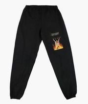 NEW BOYS LIE PRISONER OF LOVE BLACK SWEATPANTS SZ XS SMALL 2XL