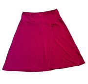 Patagonia Vitaliti Faux Wrap Maroon Skirt Size Small