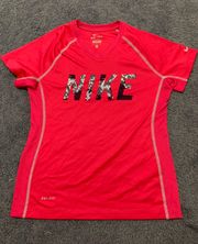 Nike Y2k Baby Tee Dri Fit Athletic Wear Running Shirt