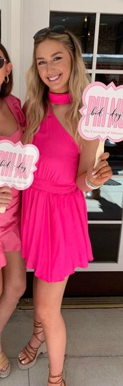 Flowy Pink Dress 