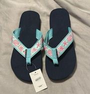 NWT thong sandals