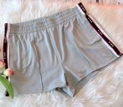 PINK - Victoria's Secret  Gray Track Shorts Size Large