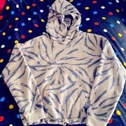 Super cute hoodie, tye dye print… very lite fleece hoodie. Will take offers!