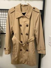 NWOT | Calvin Klein perfect condition women’s tan trench coat — size 1X