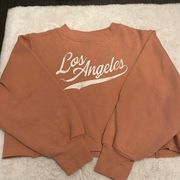 Los Ángeles Oversized crop sweater