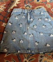 Denim Mini skirt