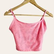 Onzie Belle Pink Camo Cami Yoga Crop Top Size M