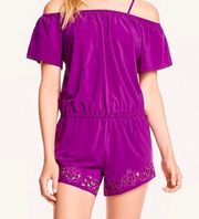 Pru Purple Romper Size Large