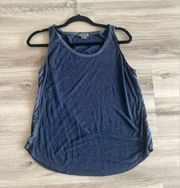 Vince L Blue Sleeveless Tank Top