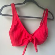 Red hot bikini top from Venus size D/DD
