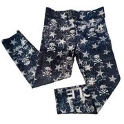 Terez for SoulCycle Skull Stars and Skulls Capri