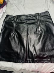 Leather Skirt