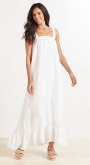 White Gauze Maxi Dress