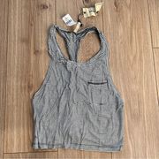 Emma & Sam NWT Stripe Crop Tank Top