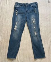 Seven 7 Straight Size 16 Distressed Jeans