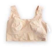 PINK - Victoria's Secret Pink by Victoria’s Secret Lightly Lined Nude Bralette Loungewear Size Large NWT